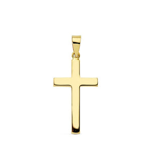 CRUZ ORO 18K LISA PALO RECTANGULAR. 23X12 MM 13645