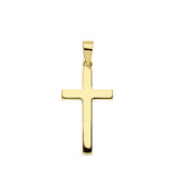 CRUZ ORO 18K LISA PALO RECTANGULAR. 23X12 MM 13645