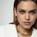COLLAR DORADO MESH TUBULAR