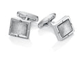 Gemelos de hombre de acero con placa bicolor
 15002G01000