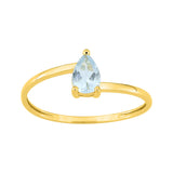 SORTIJA CON AGUA MARINA  - 197733.M0