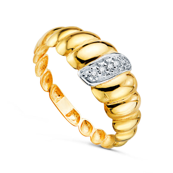 SORTIJA CROISSANT GALLONES CON CIRCONITAS PM20783-2