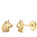 PENDIENTES UNICORNIO MULTIPIEDRA