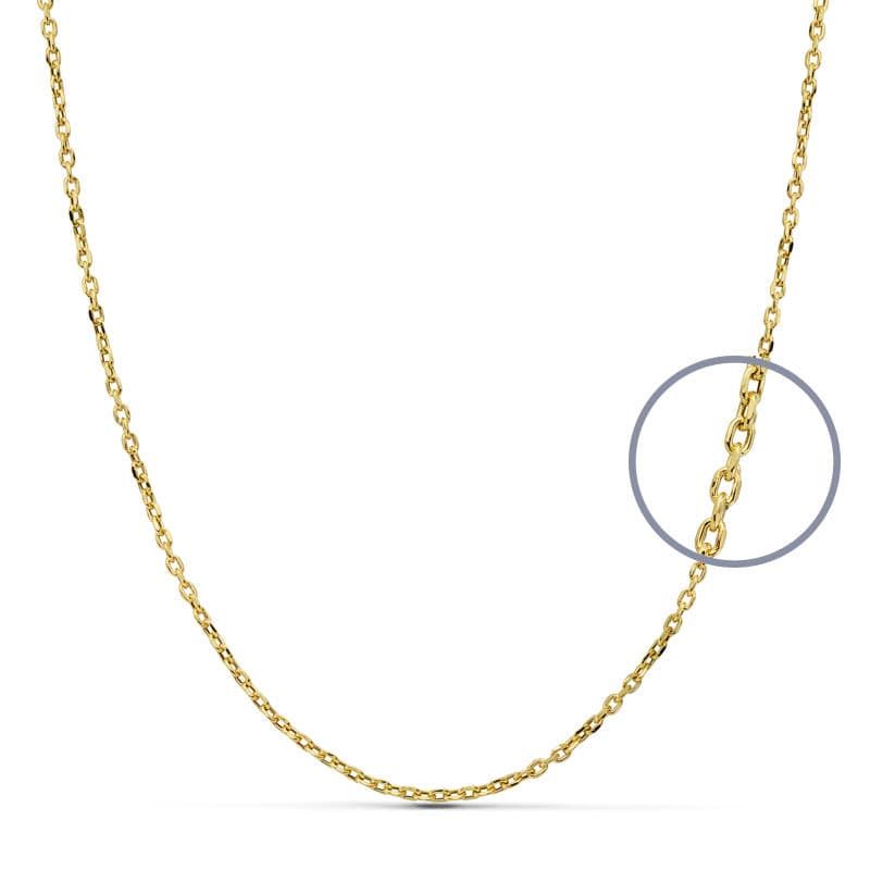 CADENA ORO DE LEY 42CM - 9C401