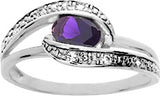 Anillo Amatista Plata de Ley