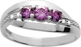 Anillo Violet Plata de Ley