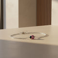 PULSERA MARIQUITA CENTRAL ROSA