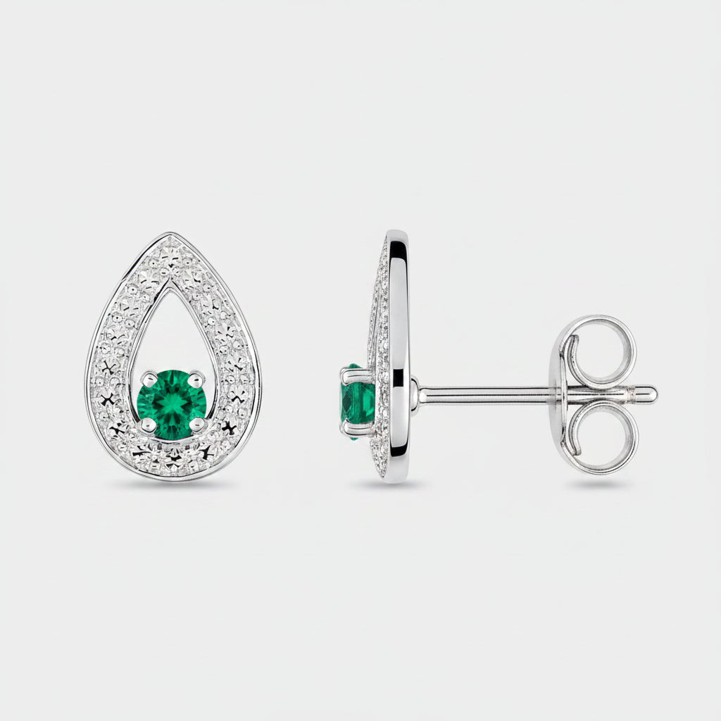 PENDIENTES GOTA LABRADA