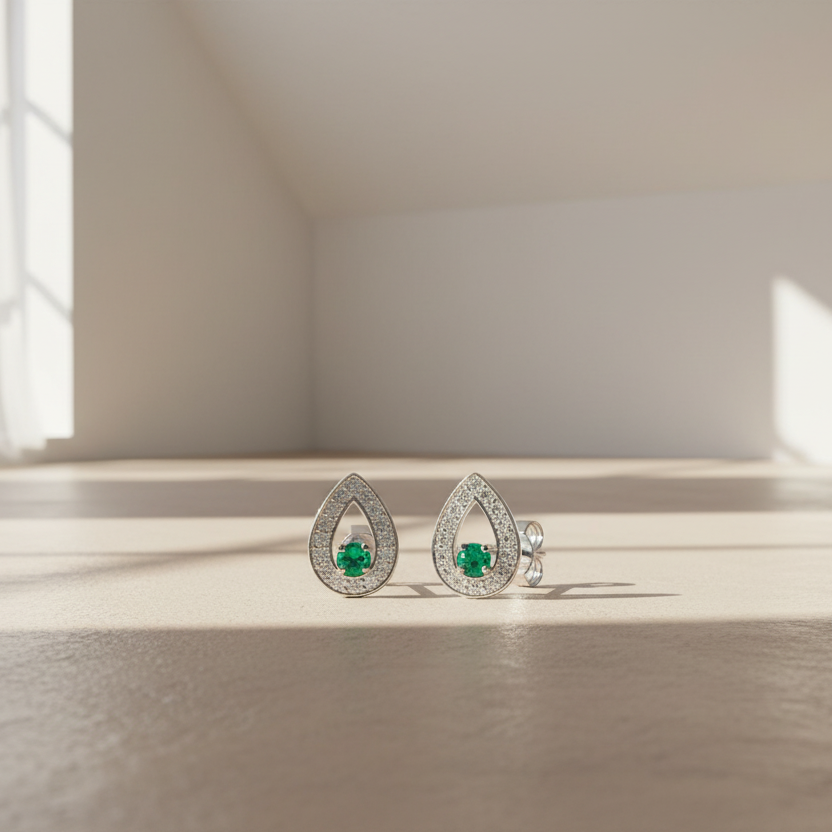 PENDIENTES GOTA LABRADA