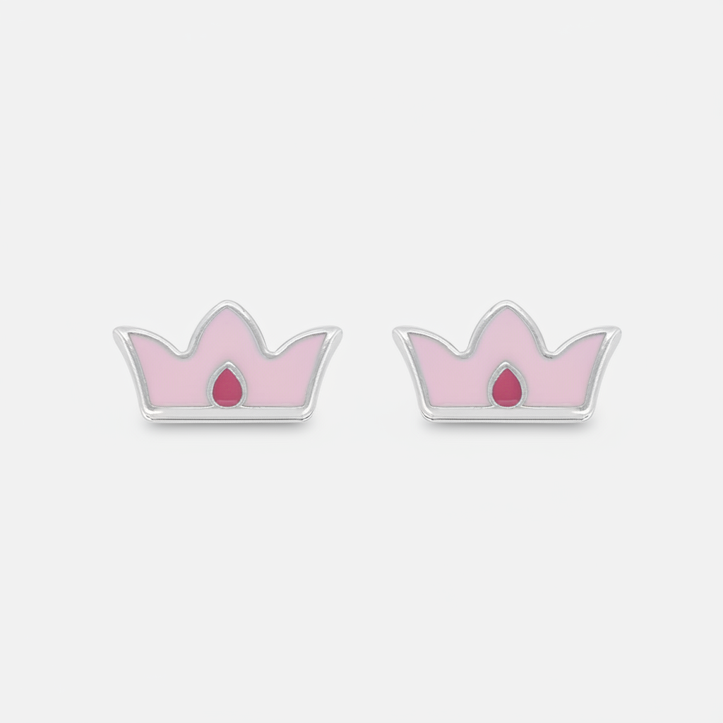 PENDIENTES CORONA ESMALTE