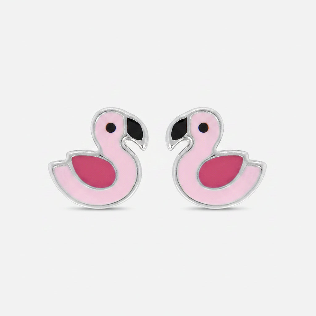 PENDIENTES CISNES ROSAS COMBINADOS