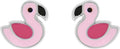 Pendientes Cisne Rosas