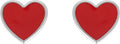 Pendientes Corazón Rojo