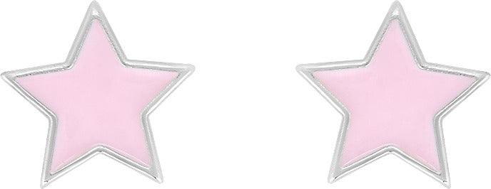 Pendientes Estrellas Rosas