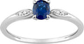 Anillo Caeli Zafiro Plata de Ley