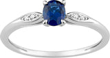 Anillo Caeli Zafiro Plata de Ley