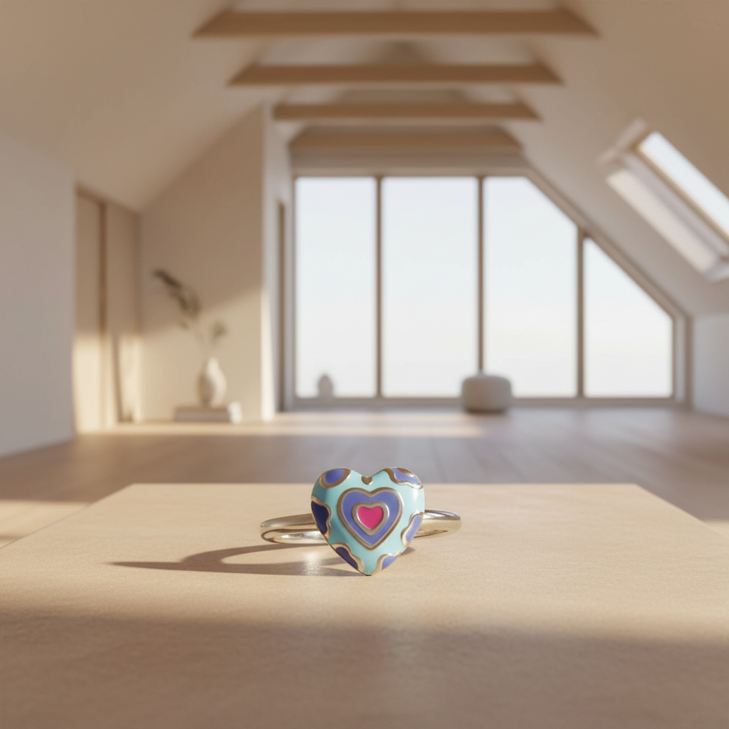 ANILLO NIÑA CORAZÓN ABIERTO