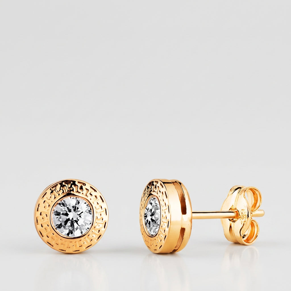 PENDIENTES CHATON GRECA N5947-5AP