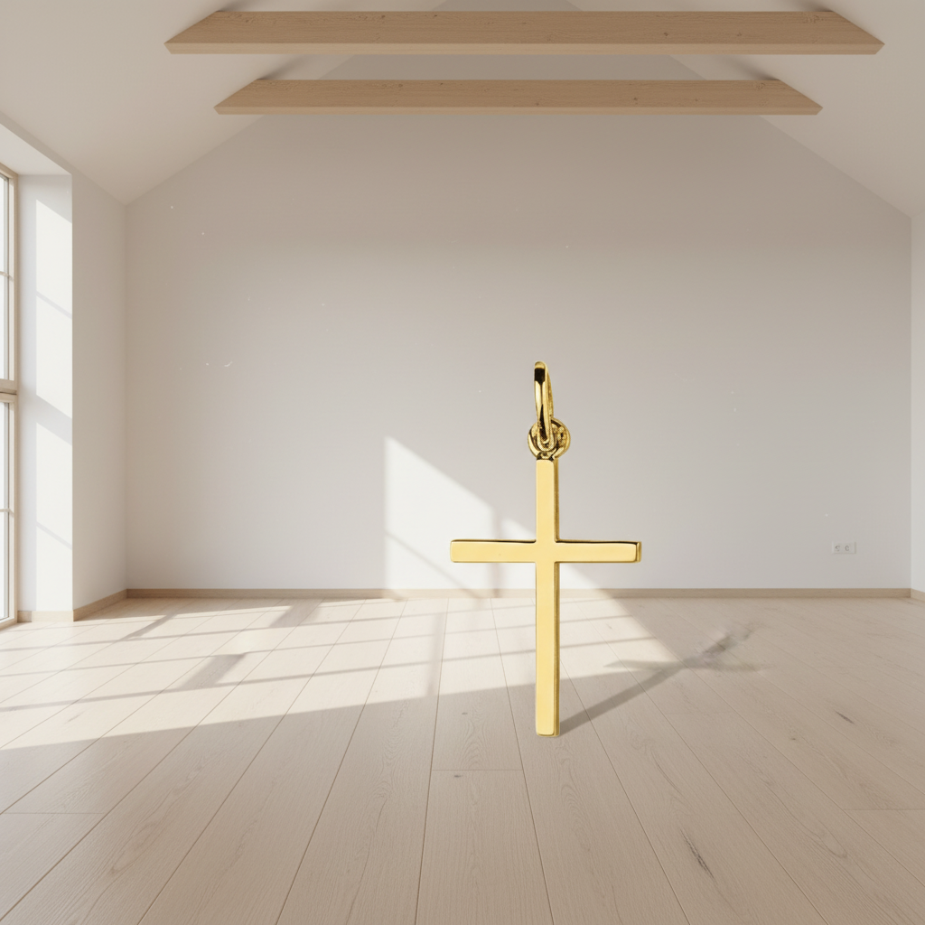 CRUZ LISA ORO 9K RM660023