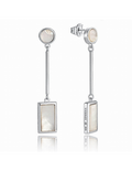 Pendientes Largos Con Movimiento Madreperla