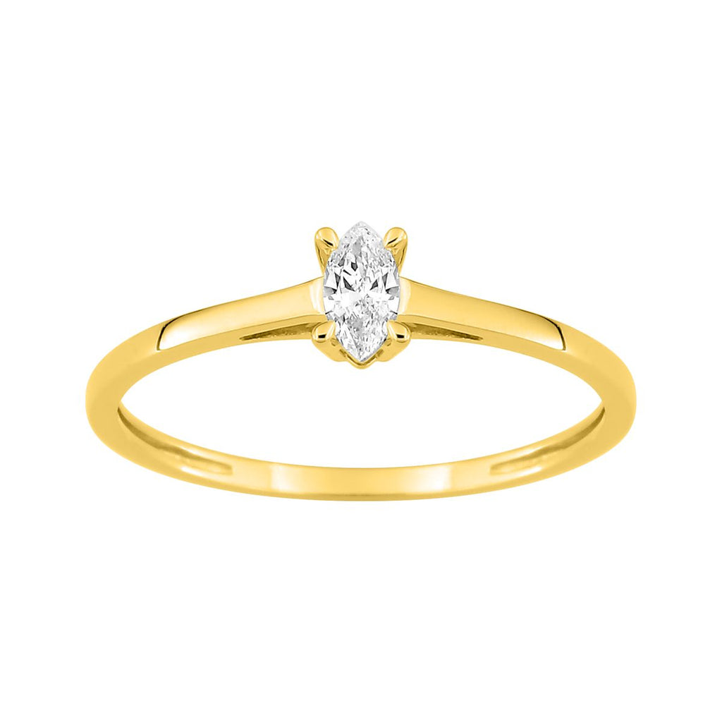 SORTIJA CON DIAMANTE  - 9KLGD176Y