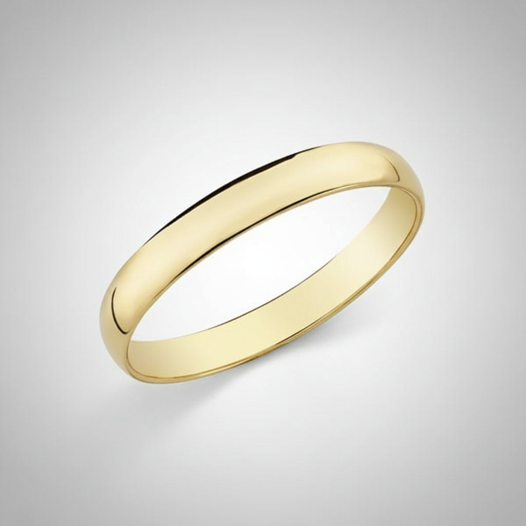 PAR ALIANZAS ORO 3MM ANCHO