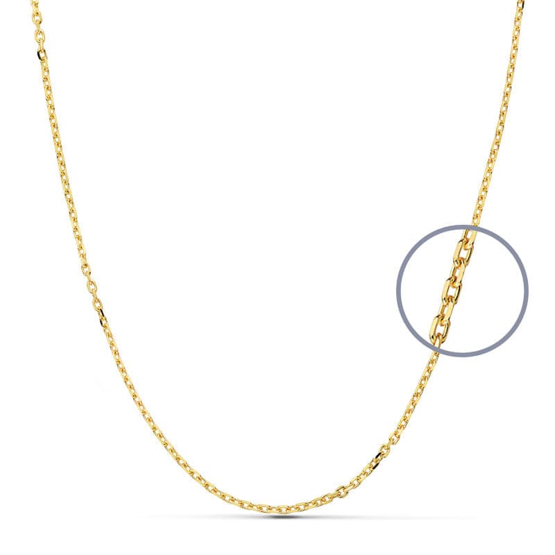 CADENA ORO DE LEY 50CM - 9C5011