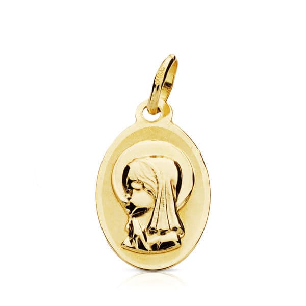 MEDALLA VIRGEN NIÑA OVAL - 9K16479