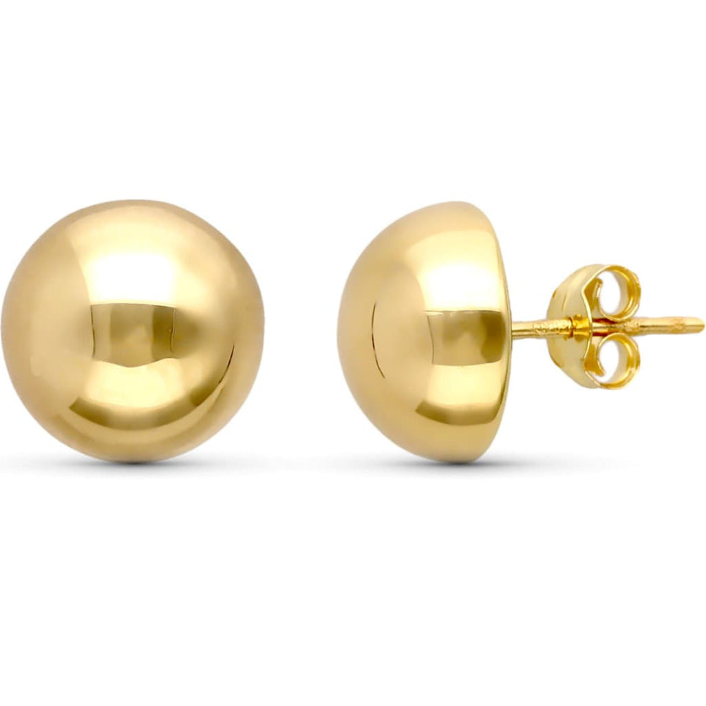 PENDIENTES MEDIA BOLA LISA 9K18995