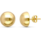 PENDIENTES MEDIA BOLA LISA 9K18995