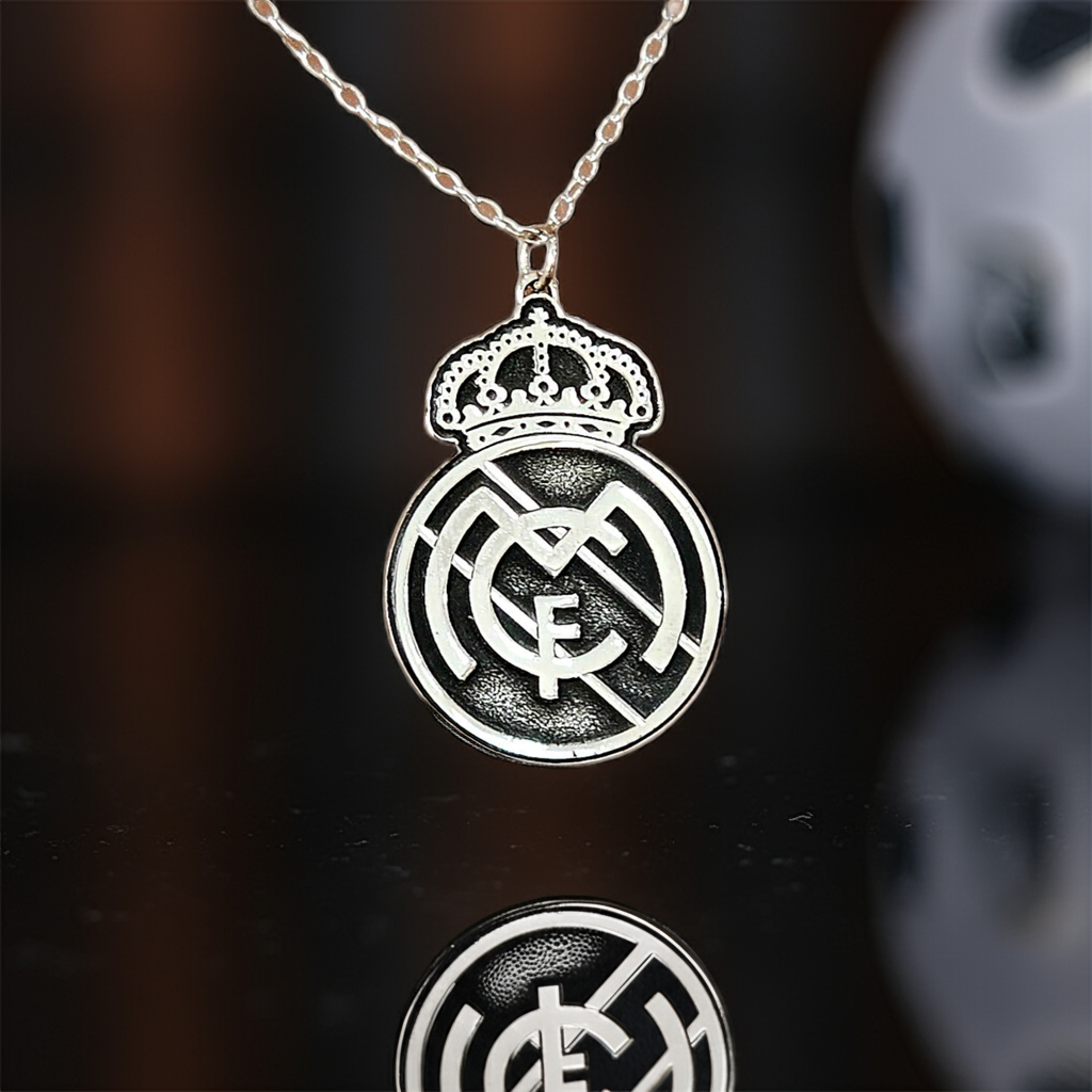 COLLAR  PLATA REAL MADRID