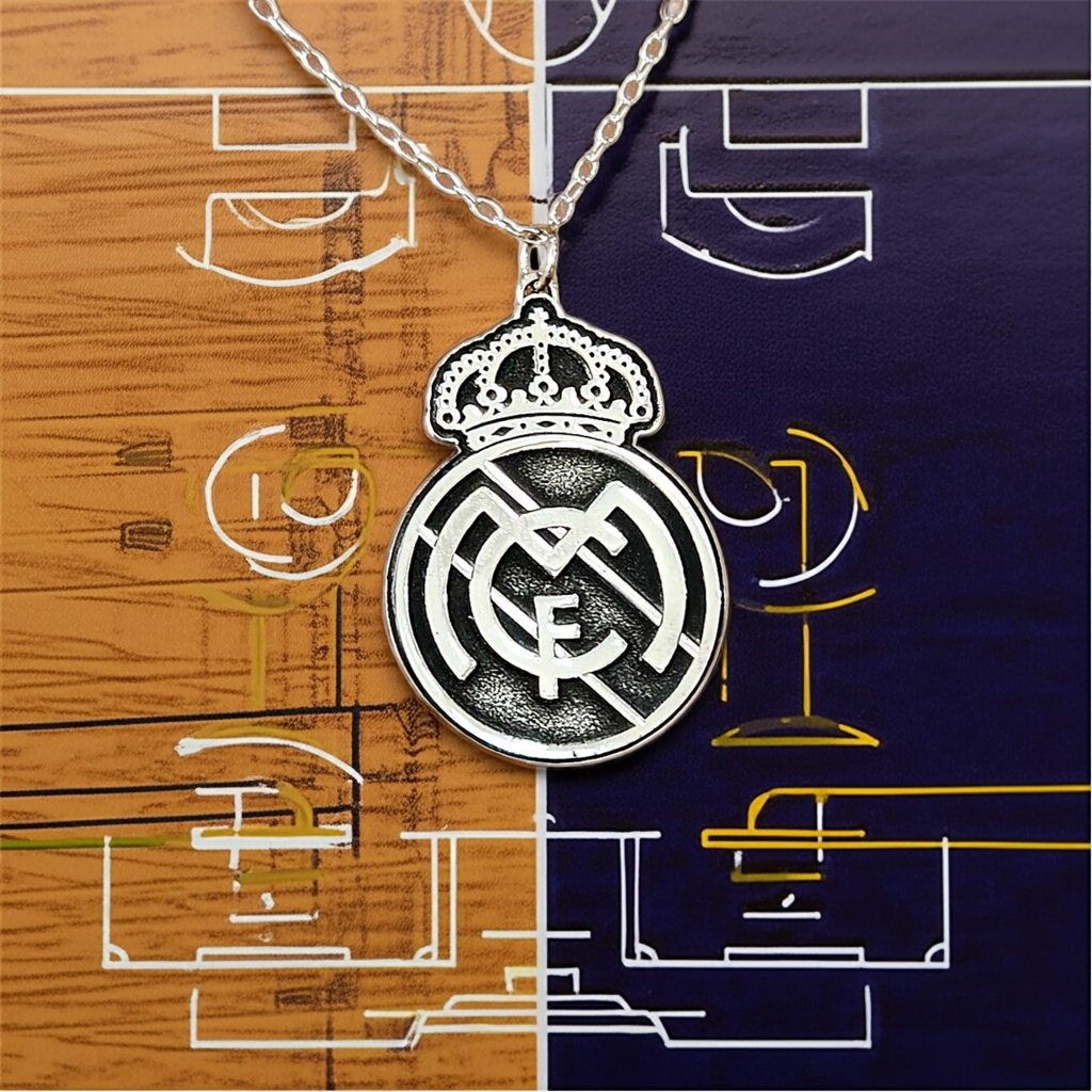 COLLAR  PLATA REAL MADRID