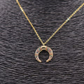COLLAR CUERNOS CON PIEDRAS MULTICOLOR