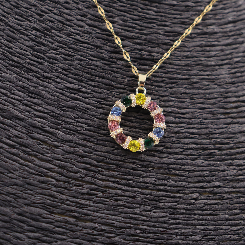 GARGANTILLA ARO MULTICOLOR
