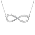COLLAR INFINITO CON NOMBRES CALADOS