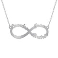 COLLAR INFINITO CON NOMBRES CALADOS
