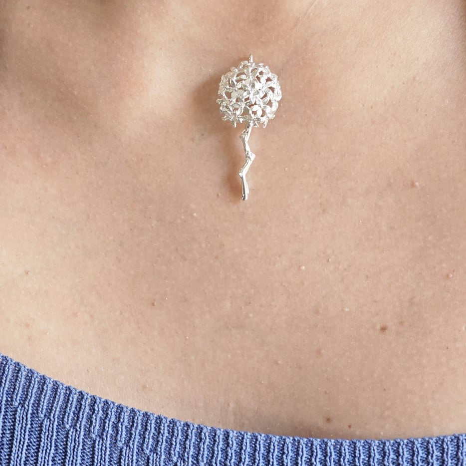 COLLAR BIZNAGA PLATA DE LEY