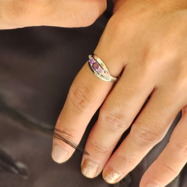 Anillo Violet Plata de Ley