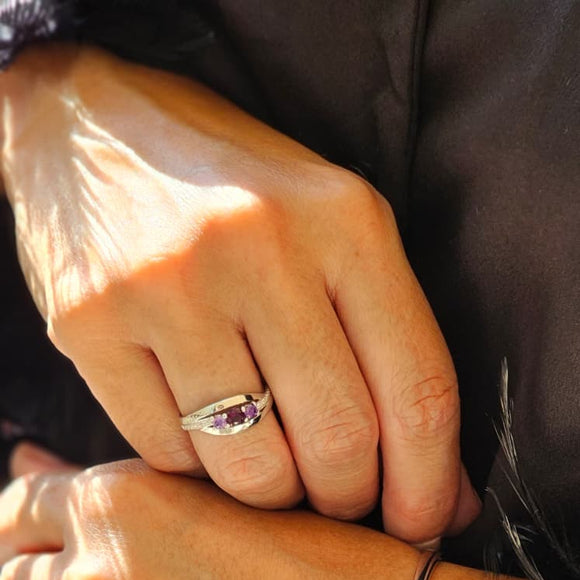Anillo Violet Plata de Ley