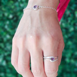 Anillo Amatista Plata de Ley