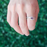 Anillo Amatista Plata de Ley