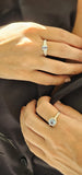 Anillo Samba Agua Marina Plata de Ley