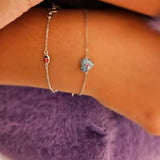 Pulsera 3 Mariquitas Rojas