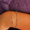 Pulsera Mariquita Rosa