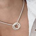 COLGANTE ANILLOS GRABADOS