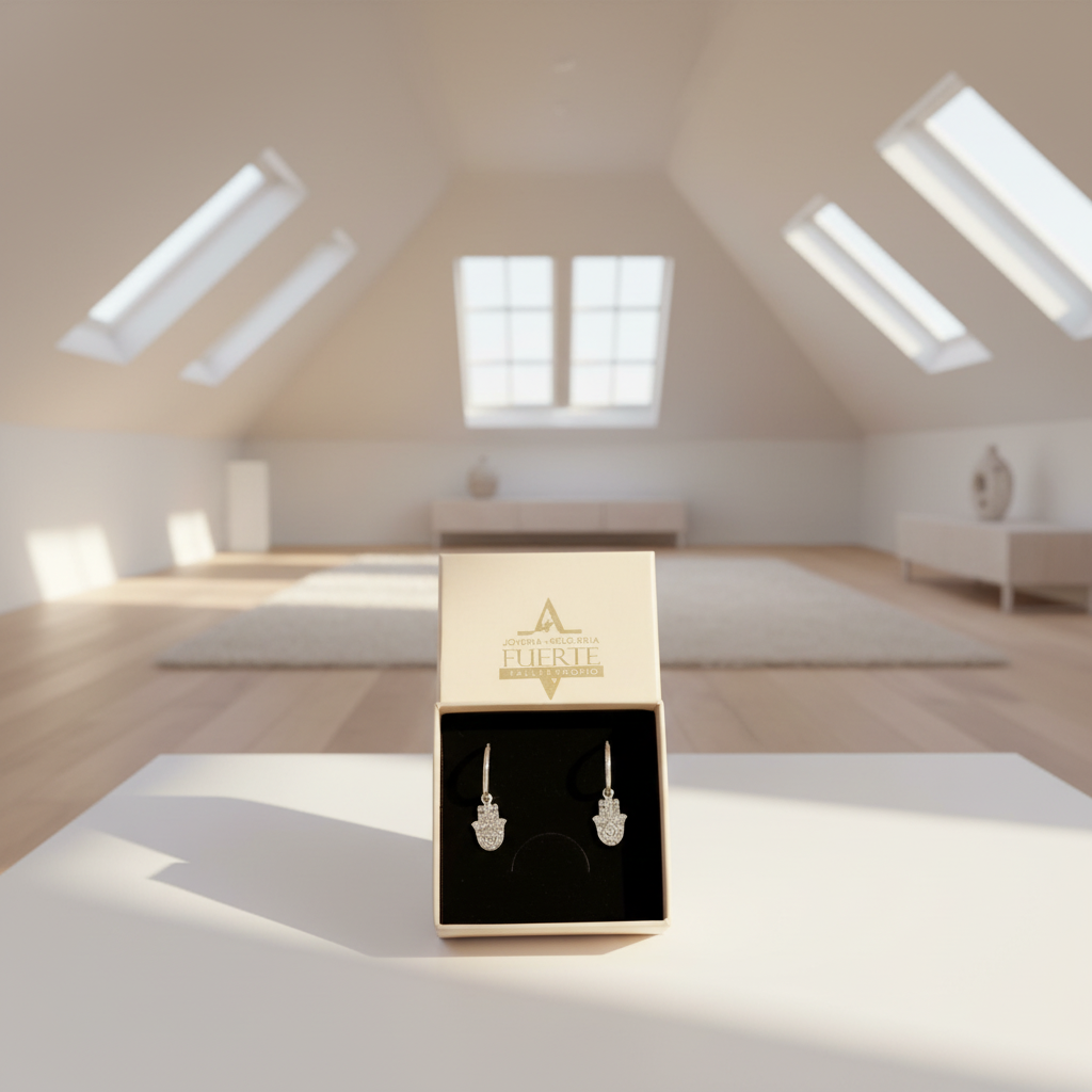 PENDIENTES AROS MANO FATIMA