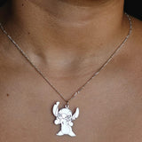 COLLAR STICH PLATA DE LEY