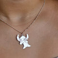 COLLAR STICH PLATA DE LEY