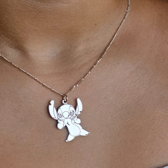 COLLAR STICH PLATA DE LEY