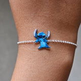 PULSERA PLATA COLOR STICH